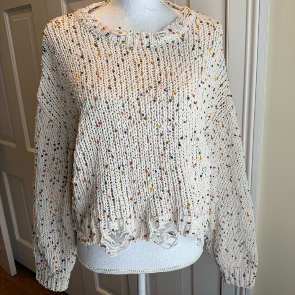Speckled Knit Women's Sweater